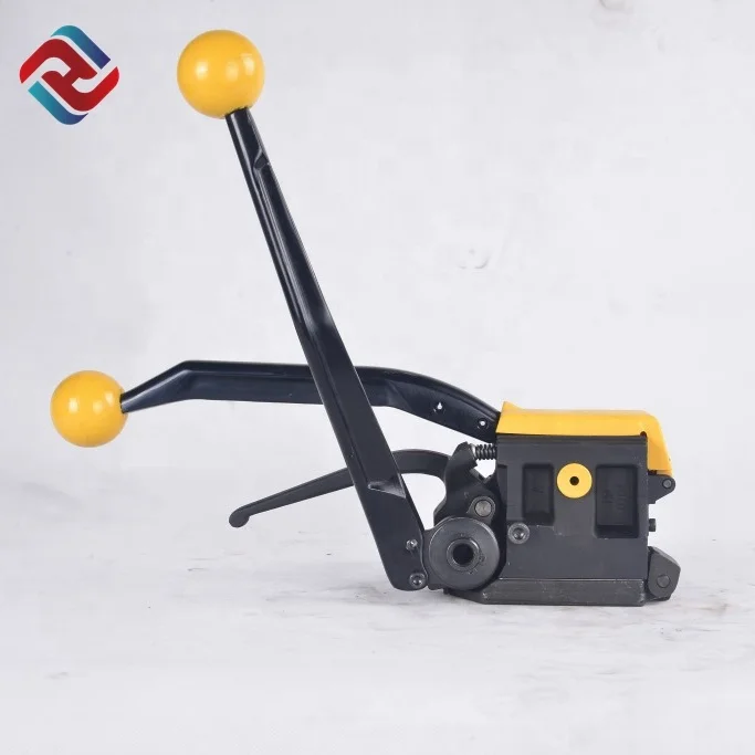 Manufacture  A333 Steel Belt Buckle-free Baler Buckle Free Sealless Steel Strapping Hand Tool Packing Machine For Steel Belt
