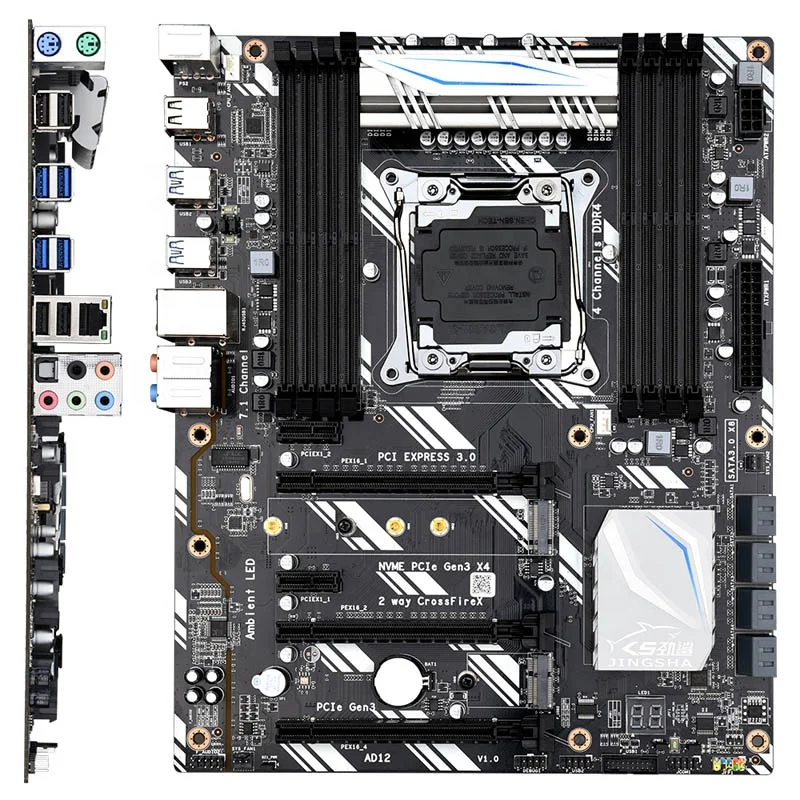 SZMZ производительность monster x99 2011v3 рабочая станция Материнская плата Встроенный 8 SATA3 6 Гбит/с