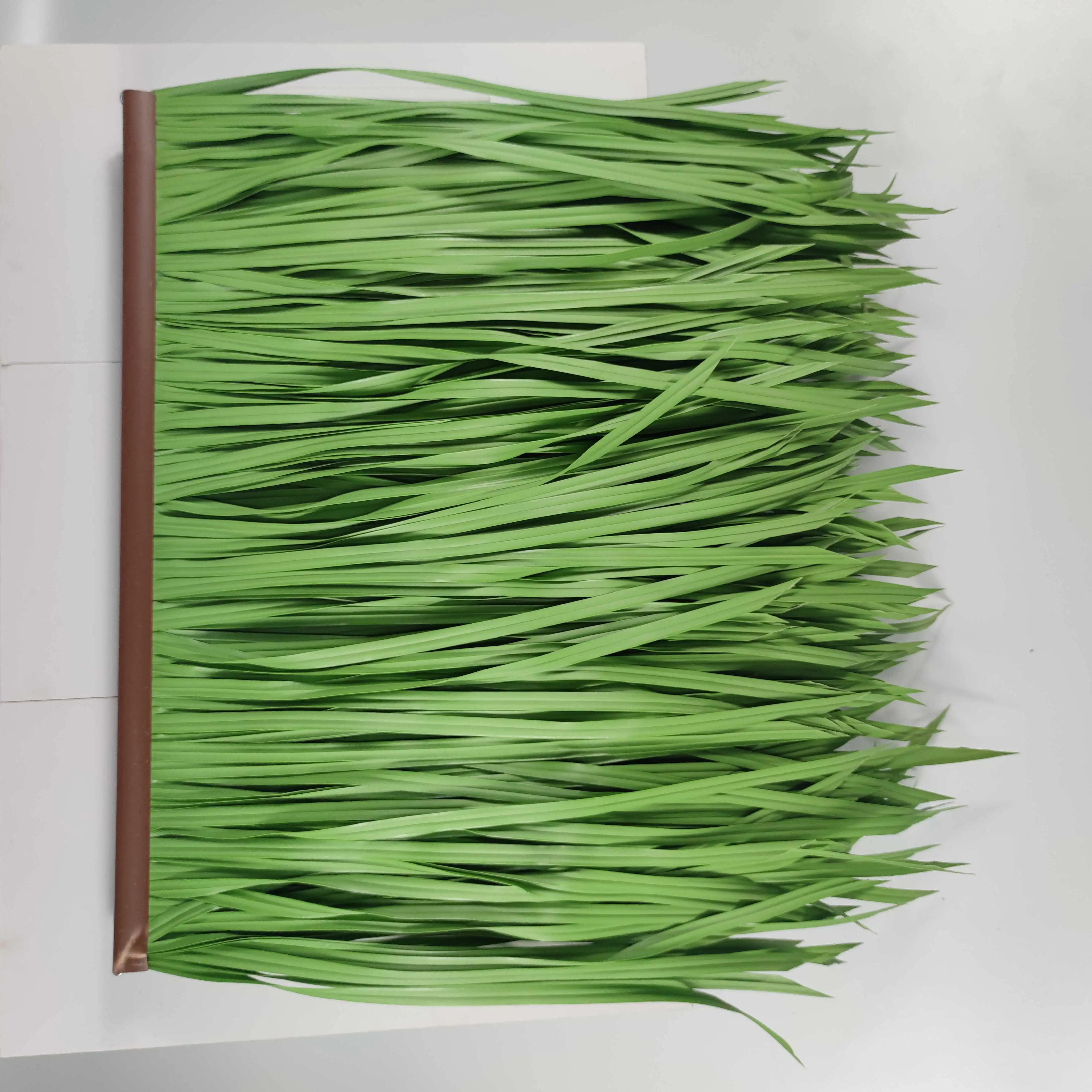 Wholesale Straw Palm Waterproof Hdpe Synthetic Tile Plastic Indonesia Thatched Roof Palm plastic thatch