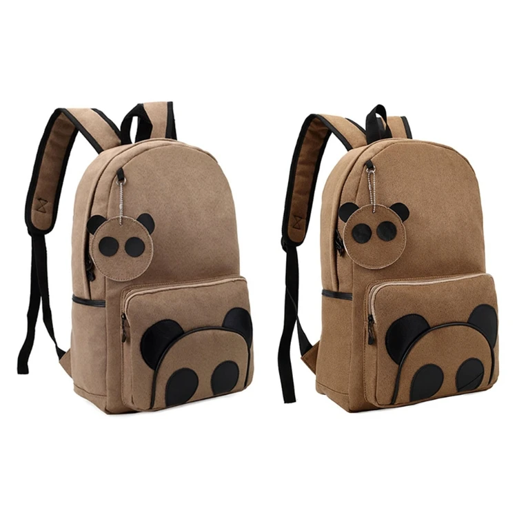 High quality cartoon panda children school backpack for children cute kids backpack school bags