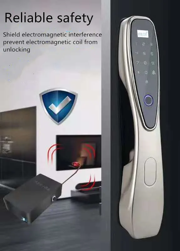 Дверной смарт-замок Tuya с Wi-Fi, управление через приложение, Электронная карта, биометрический сканер отпечатка пальца, для умного дома, оптовая продажа