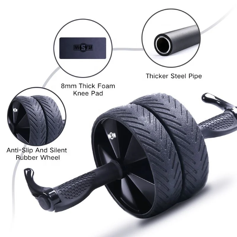 INNSTAR New Hot Selling Abdominal roller single wheel ab workout stomach abs wheel exercise