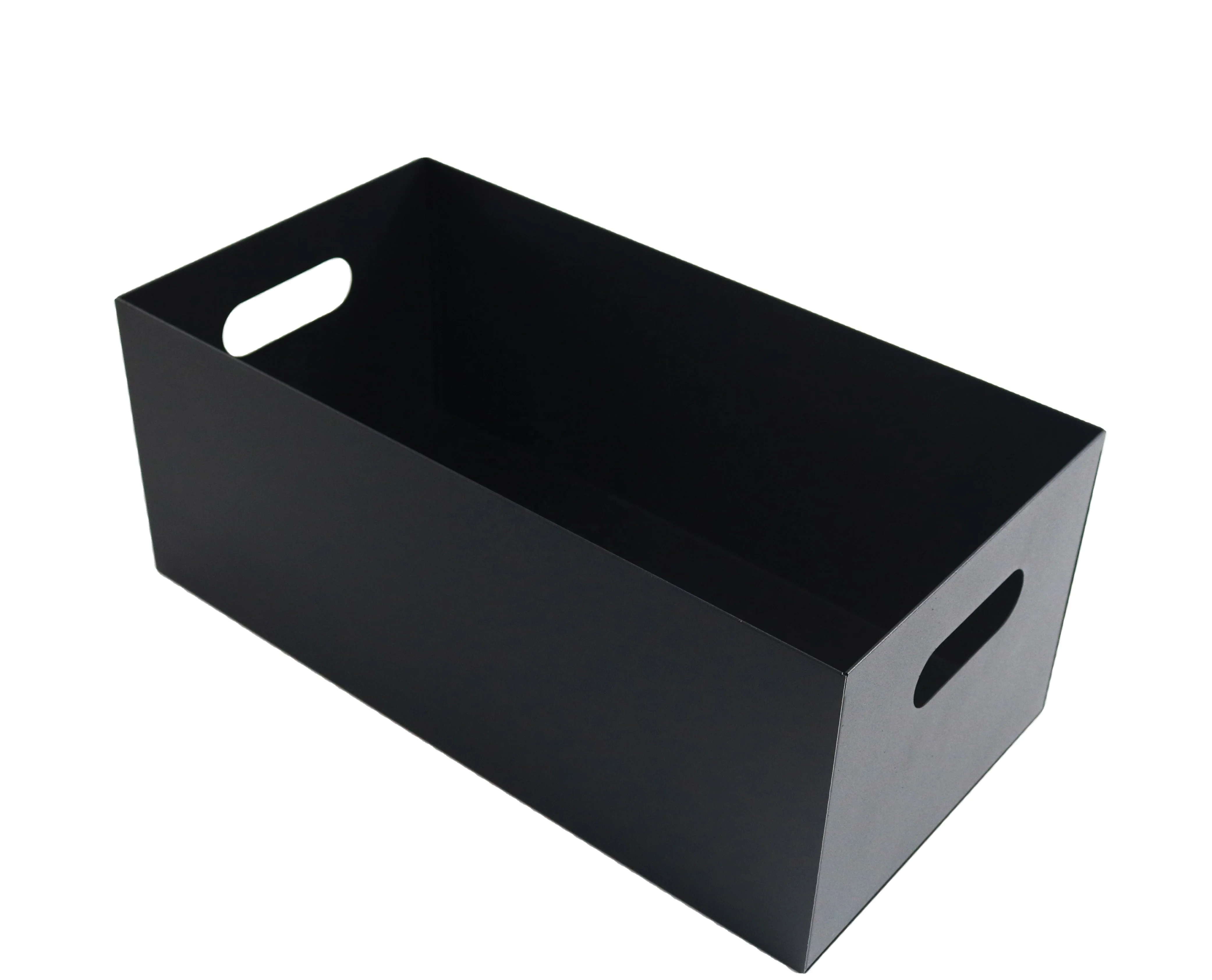 Home garden outdoor indoor rectangular flower pot stylish round flower box small metal planter