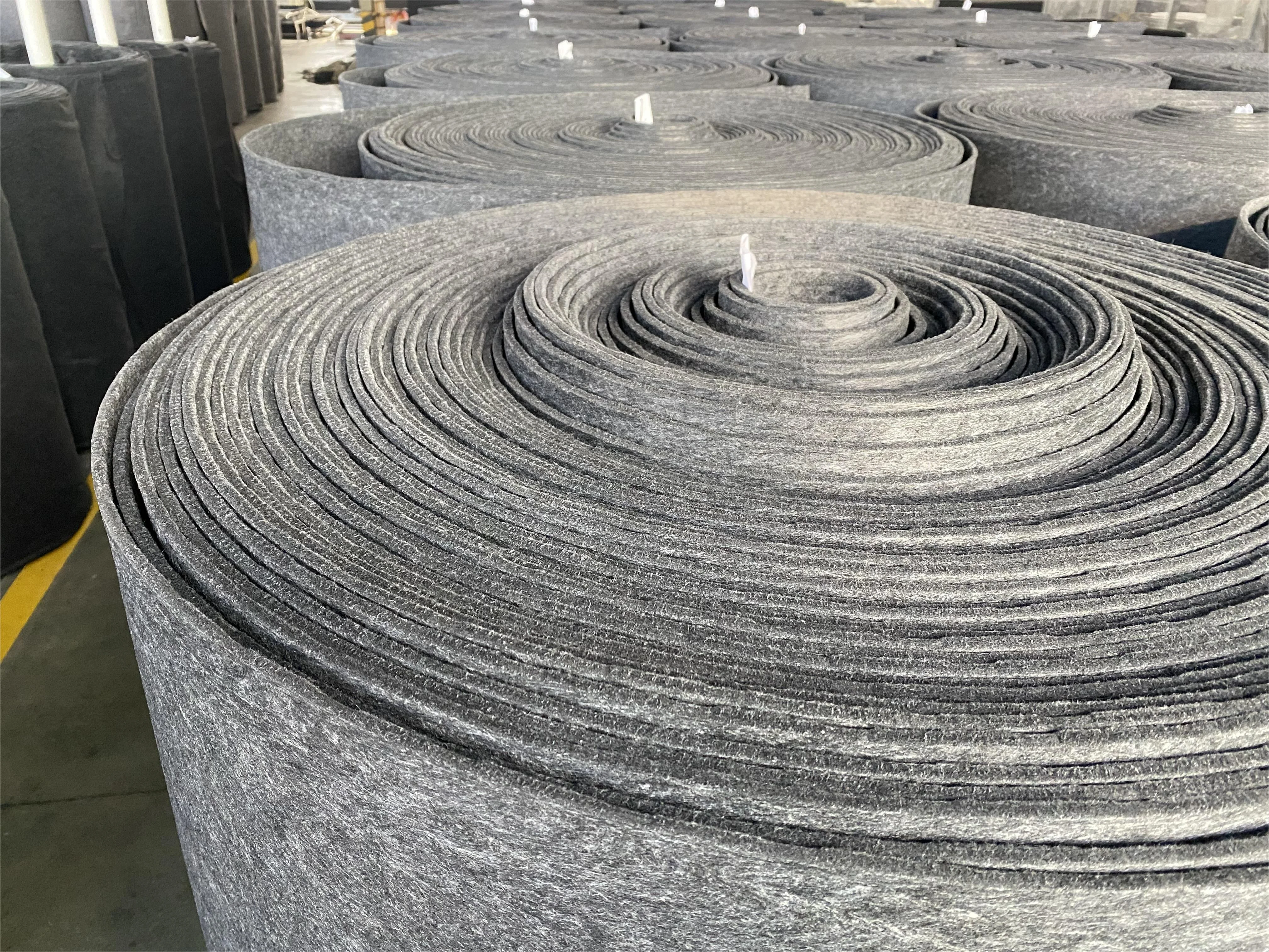 Hot Selling Factory Price Camper Caravan Car Carpet 4 Way Stretch Trim Smoke Grey Van Lining Carpet
