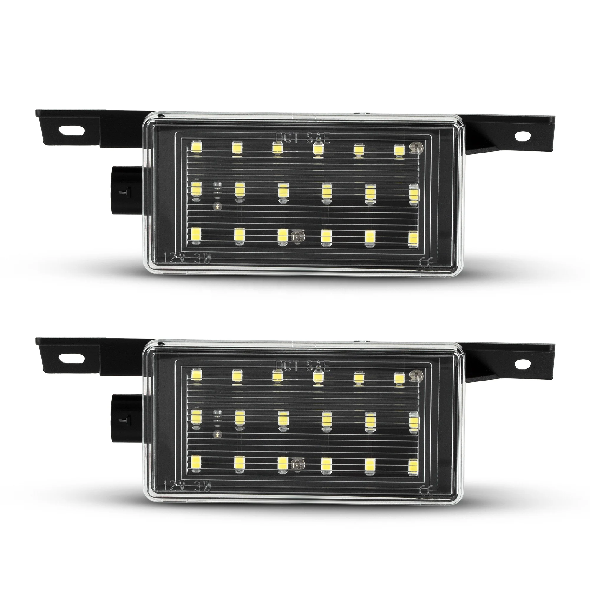 Светодиодный номерной знак для Chevrolet Silverado 1500 2014-2019 2500 HD 3500HD 2015 + GMC