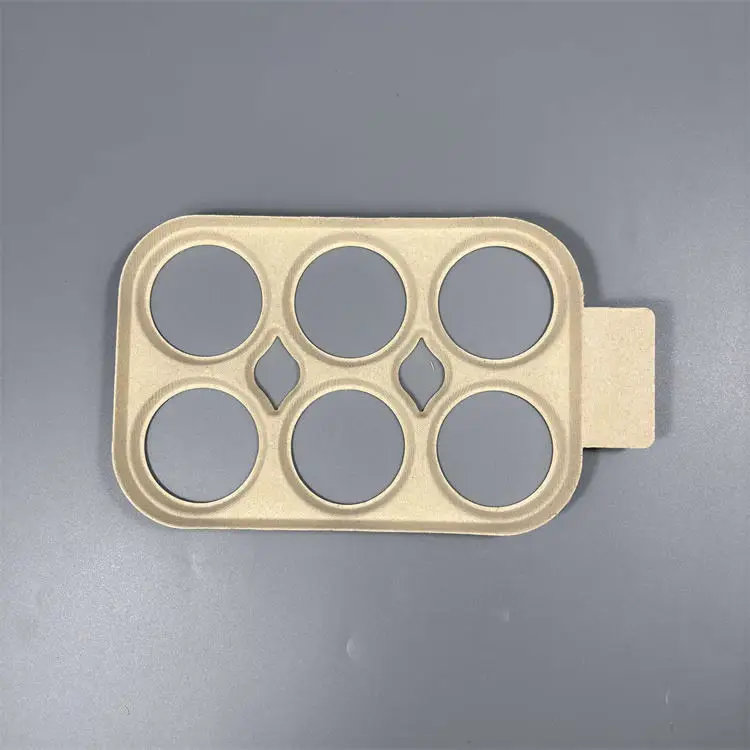Custom Service 100% Compostable Sugarcane Bagasse Beer Holder