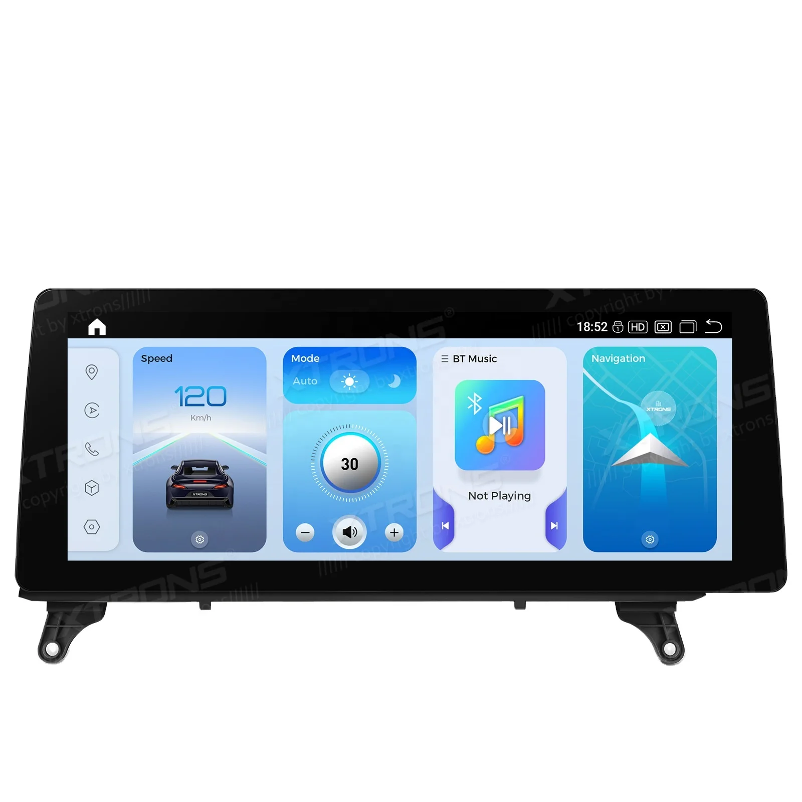 XTRONS 12.3 inch For BMW X5 E70 / X6 E71  CIC System Car Stereo Multimedia Player Octa Core 8+128 Android 13  With LHD