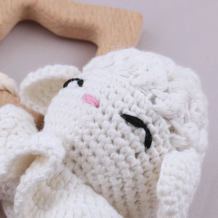 Newborn  Baby Shower Gift Set with box  Souvenir Baby Cotton Blanket Teething Baby Rattle Milestone Wooden Toy Set