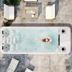 2022 New Modern Bathtubs Design Style Yacuzzi Large Massage Hot Tub Spa Outdoor Swim Pool  Endless Pools For Sale