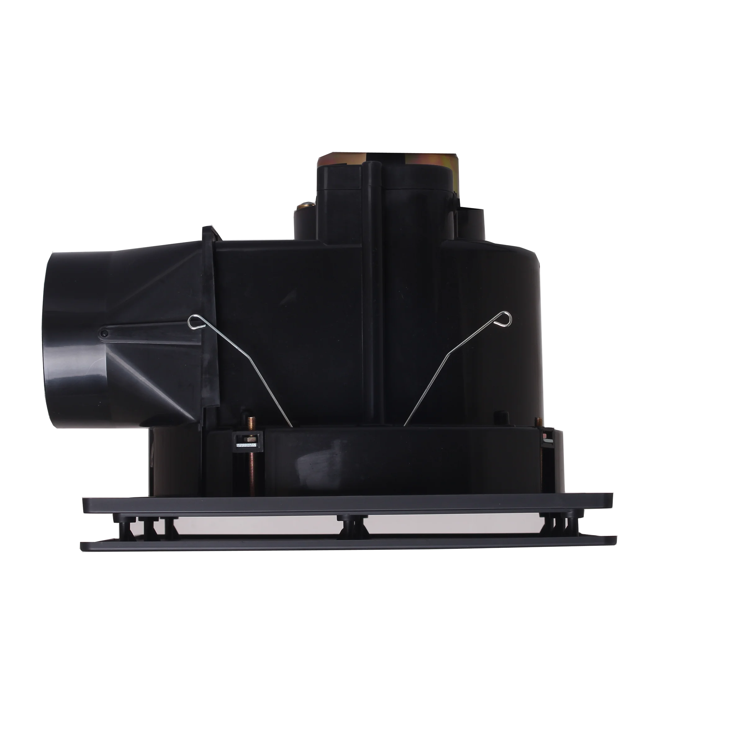 Low ceiling ventilation Black exhaust fan Price with SAA approval H200-17L with LED quotation