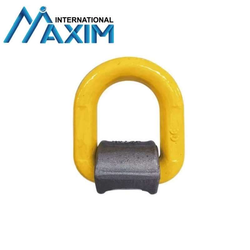 Hot Selling Alloy Steel Forged Lashing Ring Welded Grade 80 D Ring with Spring