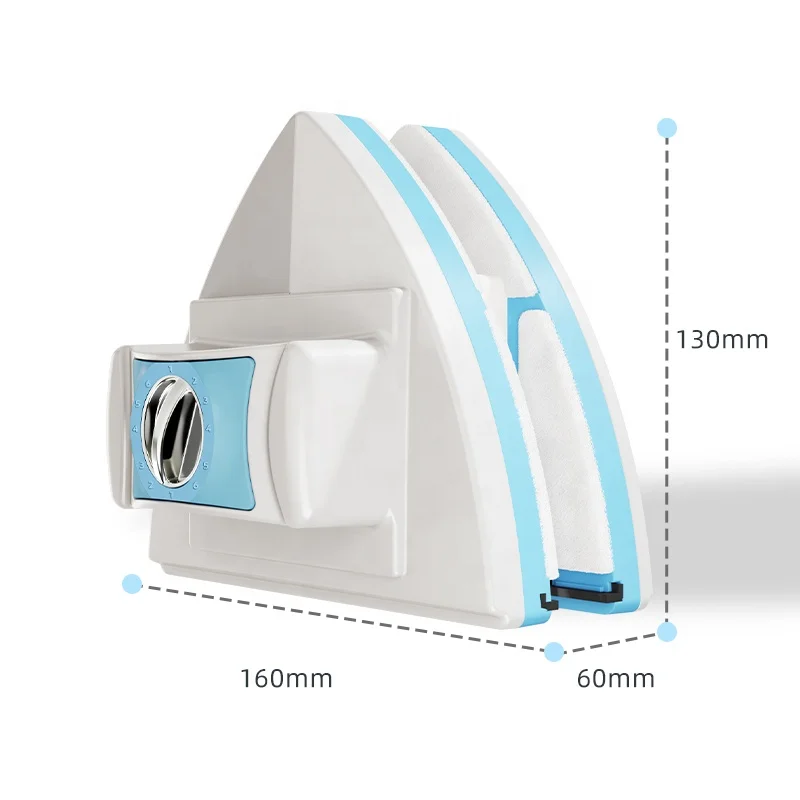20-50mm Clean Tool For Thickened Glaze Window Double Side Cleaning Hish Rise Adjustable 6 Speed Magnet Window Cleaner