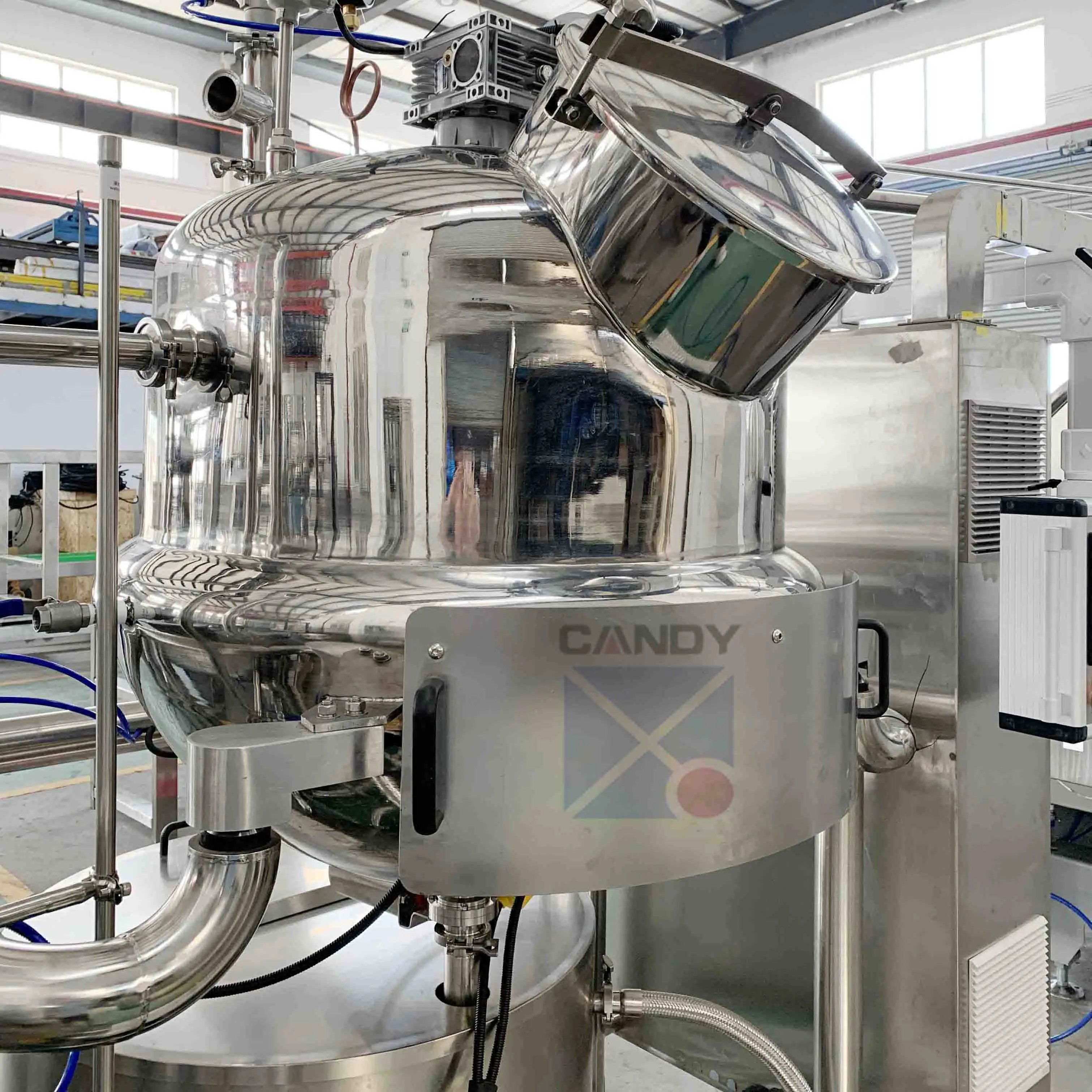 Newest design four colors jelly gummy candy machine production line Vitamin C Gummy making machine for sale