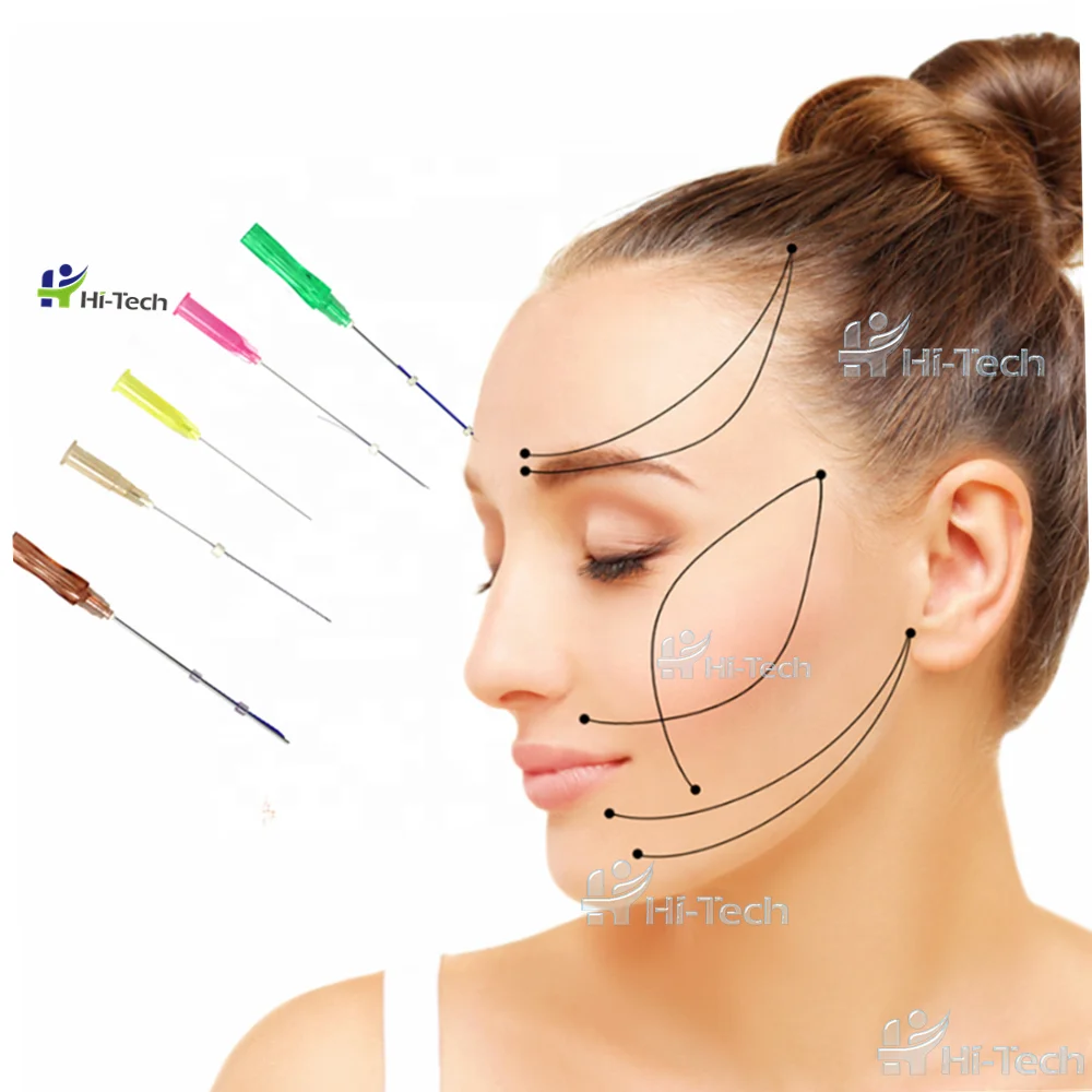 Hot-selling TOP-Q Medical Cog 2-1 Hios Pdo Thread Tensores Facial Nose Lifting Fio Yarn Barb