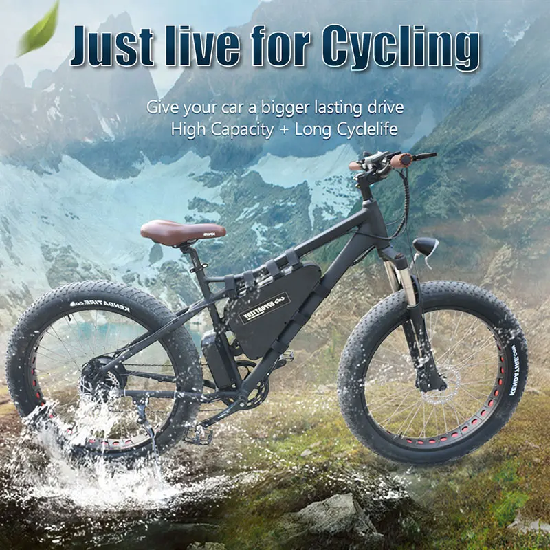Waterproof 36V 15Ah Electric Bicycle Battery  Lithium Ion AKKU E Bike Battery Pack Rechargeable batteries