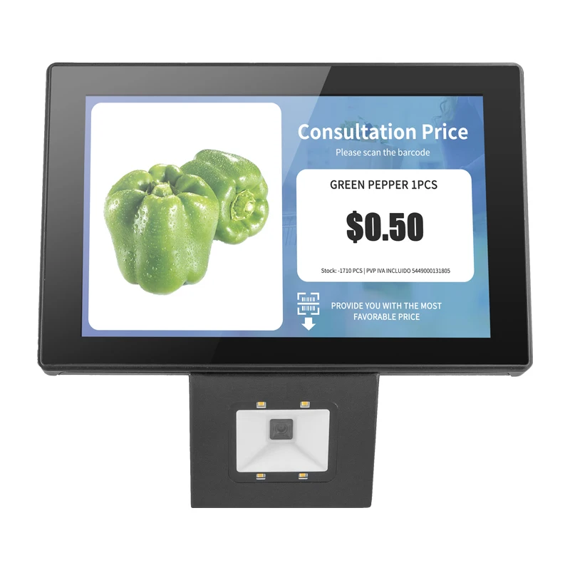 Hot seller 2024 new design price checker for supermarket shop with touch
