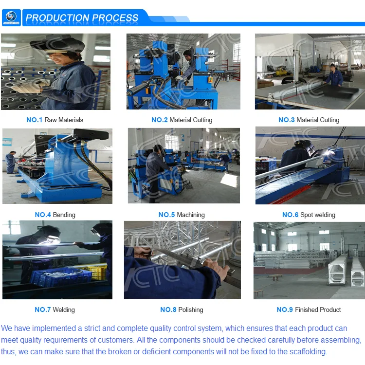 Concert Event Assembling aluminum stage Truss for outdoor  indoor