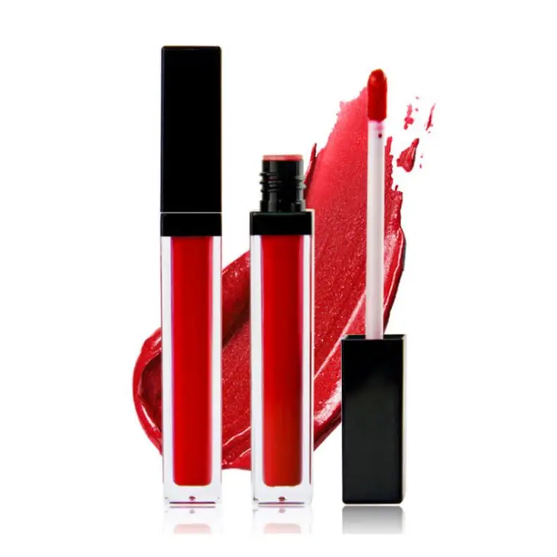 Wholesale 27 Colors Matte Glitter Lipgloss Custom Logo Cosmetics Makeup Private Label