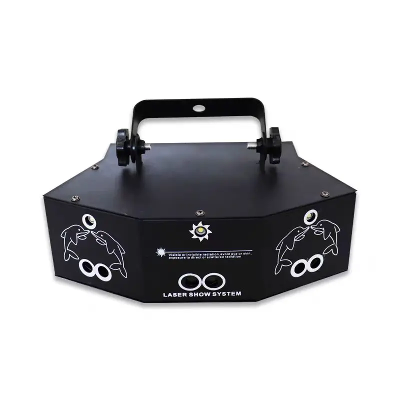 3 holes and 6 eyes RGB Disco Lamp DMX Stage Strobe Light Color Music Strobe Stage Lighting For Ktv Disco Dj Home Party Decor