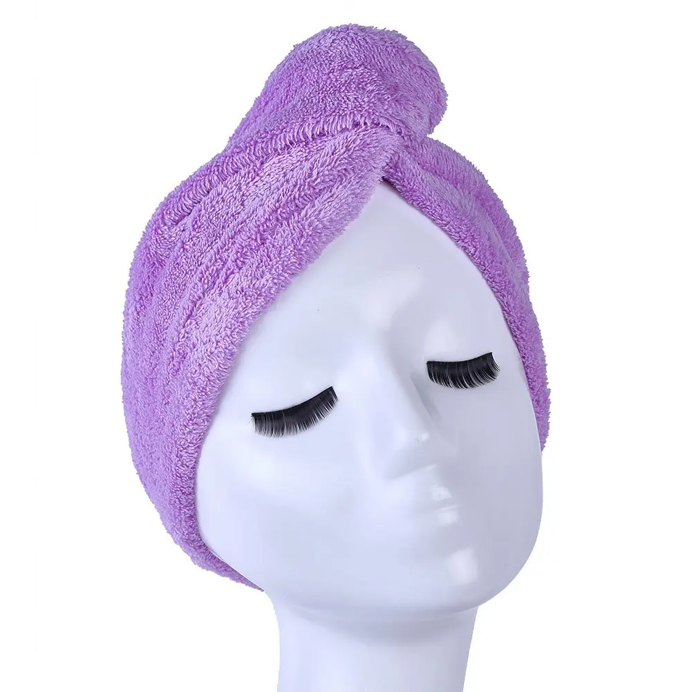 Luxury Rapid-Dry Hair-Drying Turban Hair Towel Wrap Ultra Soft and Absorbent Microfiber Towel for Hair