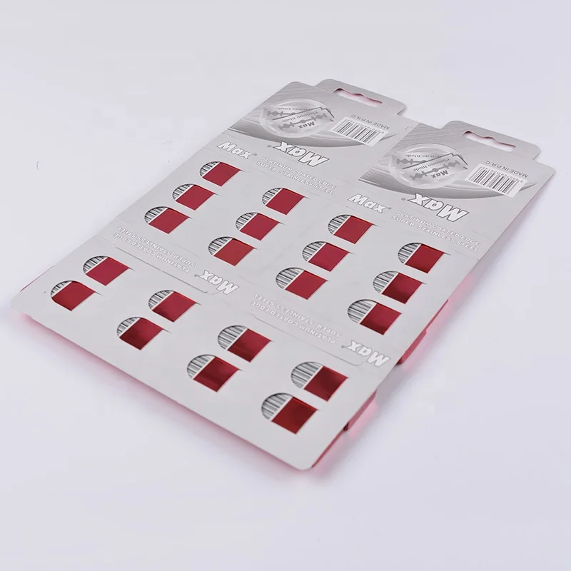 Razor blade shaving is double edge safety razor and stainless steel for men razor blade.