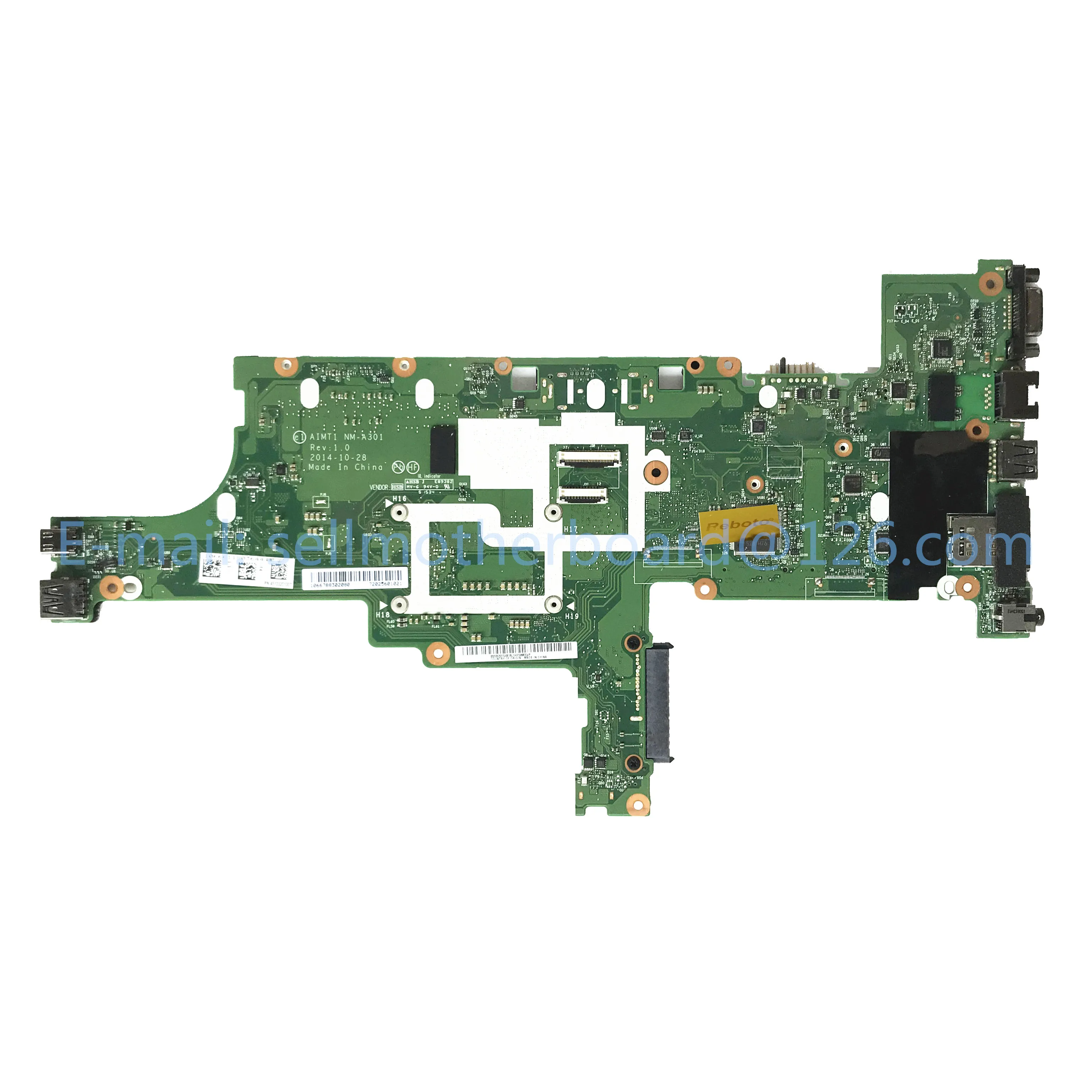 For Lenovo ThinkPad T450S Laptop Motherboard FRU 00HT756 AIMT1 NM-A301 With i7-5600U CPU 4GB RAM MB 100% Tested Fast Ship