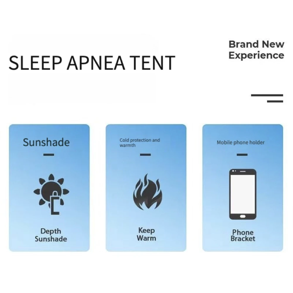 Anti-Fatigue Sleep Apnea Tent For CPAP User compatible with Resmed, Respironics alternative to Sleep eye mask