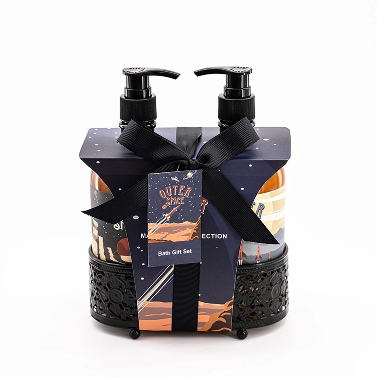 Shampoo and Conditioner Wholesale Private Label Natural OEM Customized body wash gift set for men