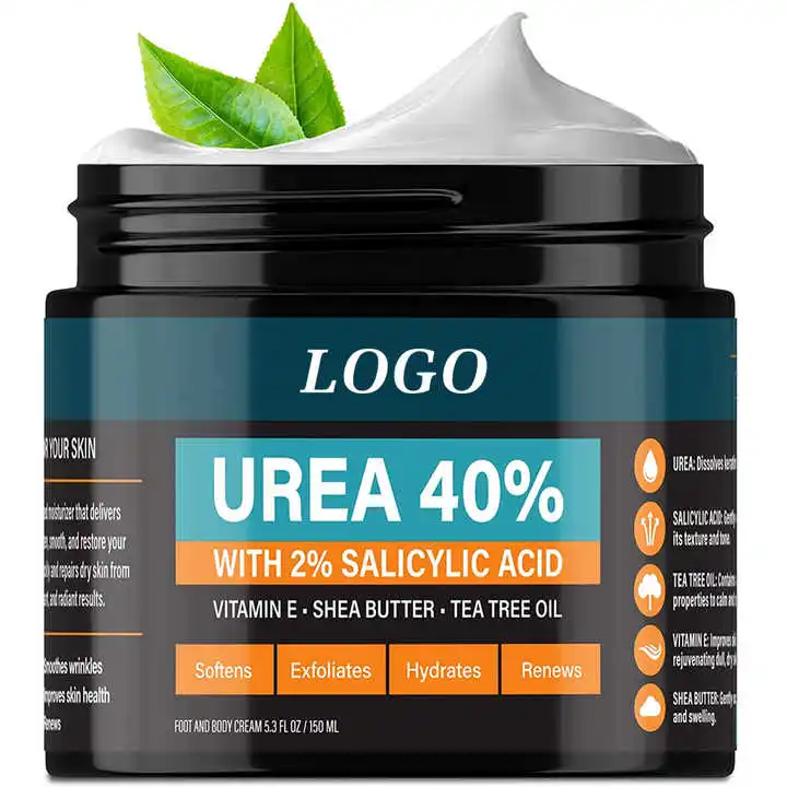 Hot Selling Foot And Body Care Moisturizing Exfoliating Nourishing 40% Urea Foot Cream Salicylic Acid Foot Cream
