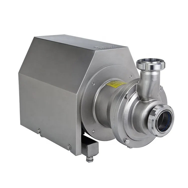 stainless steel sanitary ss home brew horizontal cip return open impeller 3 hp 10 hp electric self priming centrifugal pump