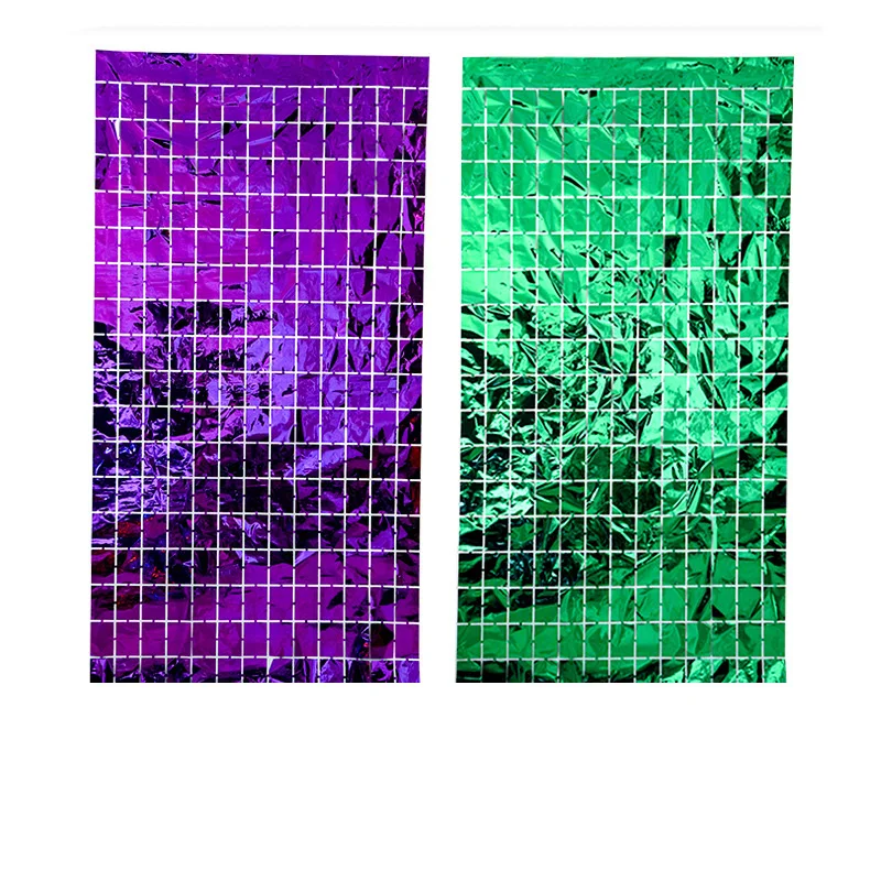 Party light 1*2m square rain silk curtain birthday activities wedding ceremony decorative curtain