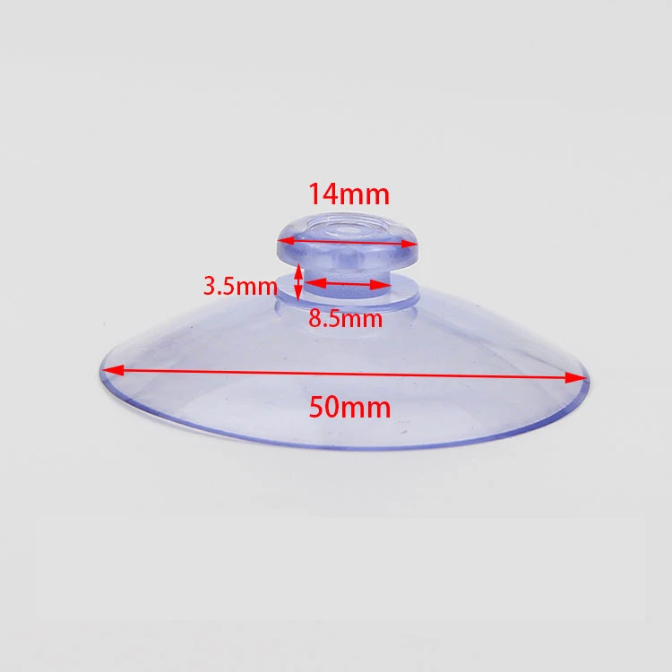 5 0 см Грибовидная головка присоска ПВХ прозрачная стеклянная настенный крючок