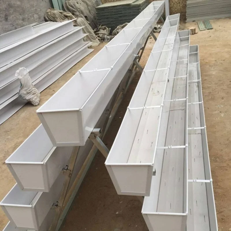 High quality  Strawberry planting trough rack Strawberry plant gutter PVC plant growing gutter