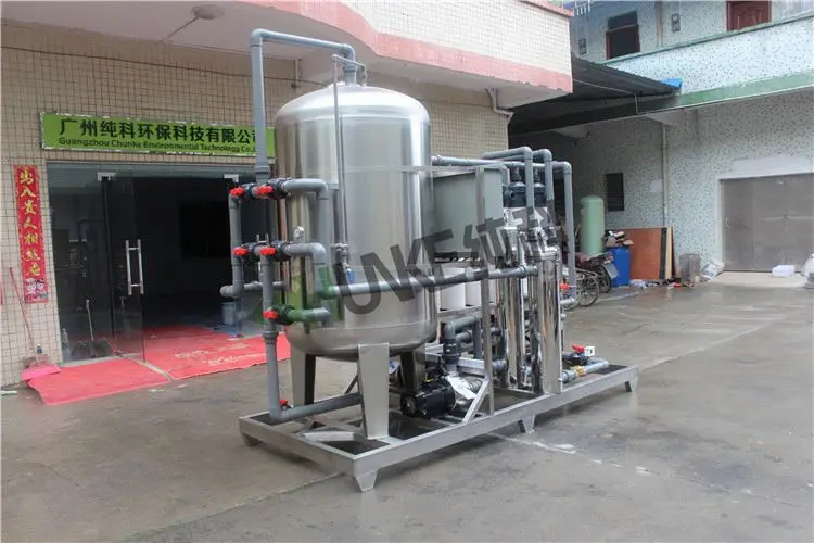 Salt water to drinking water machine 10000 per hour ultrafiltration proteins industry large water softener
