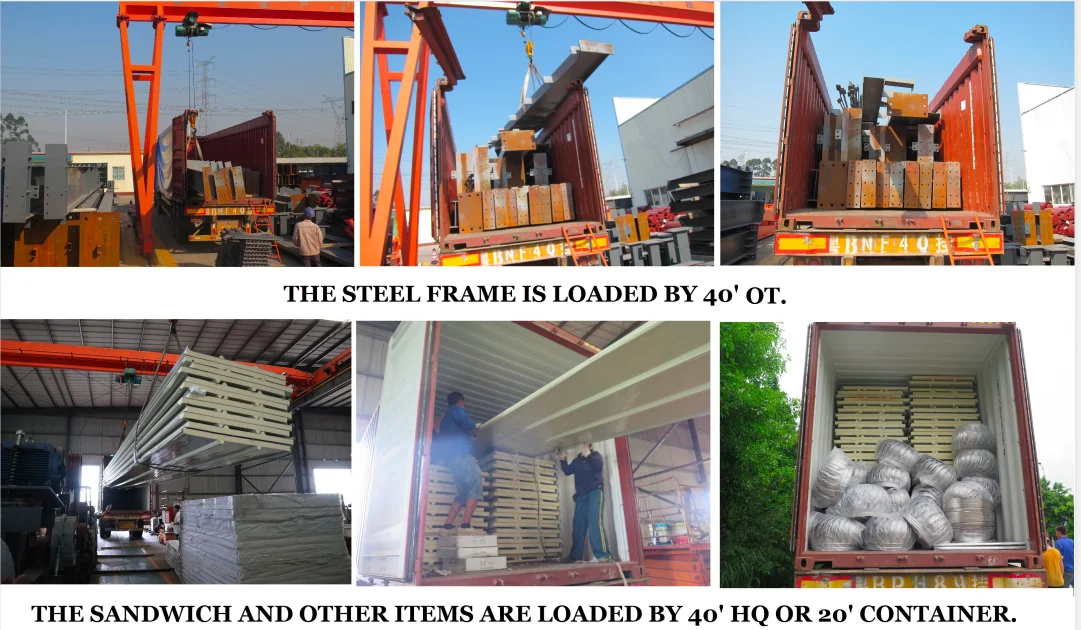 
Heavy duty prefabricated school building warehouse 