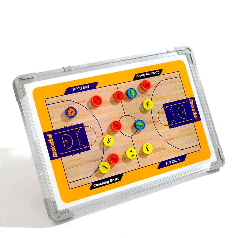 PREMIUM MAGNETIC DOUBLE SIDES PRINTING BASKETBALL COACHING BOARD TACTIC BOARD FOR DIFFERENT SPORT THEME