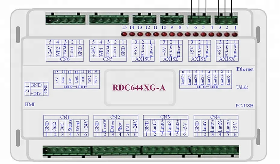 RDC 6442G laser Controller For CO2 Laser Machine Machinery Parts