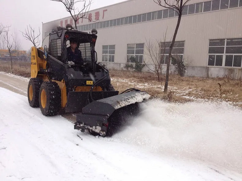 China Manufacturer Clean Up Assembly With Mini Skid Steer Loader