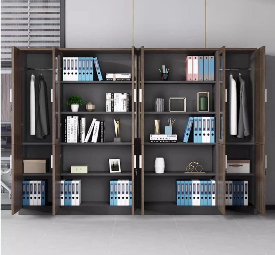 Wooden Office File Cabinet Office Durable Equipment Filing Cabinet Vertical Filing Cabinet