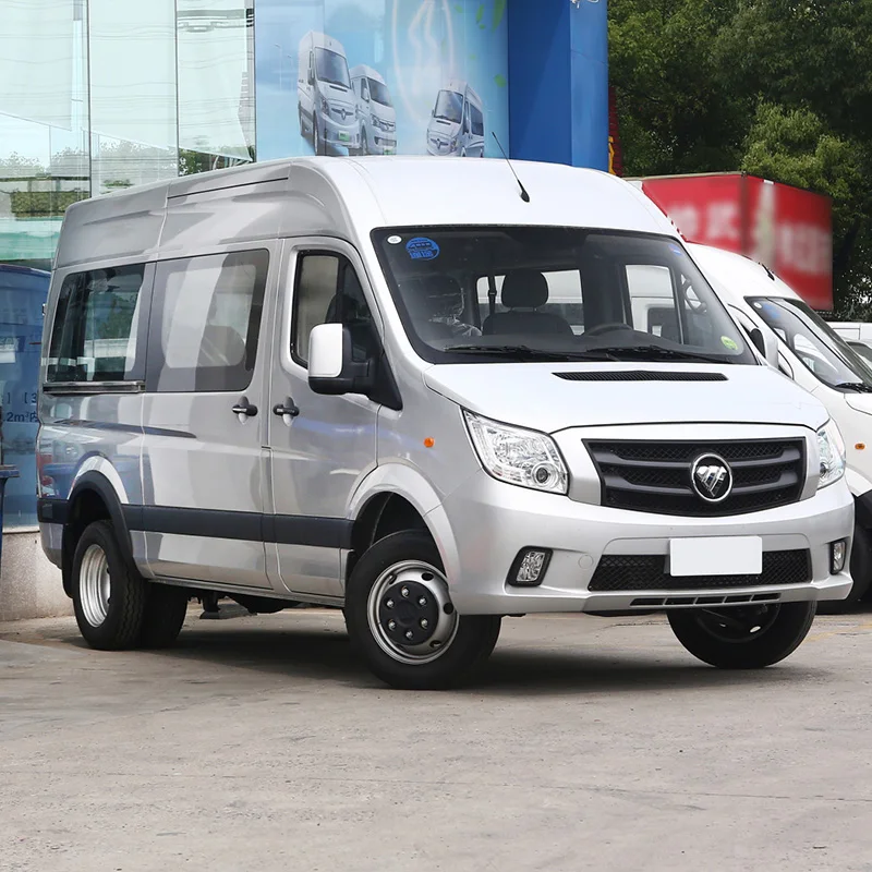 2025 Brand New Foton Chinese 15Seats Cummins Mini Bus Vehicle