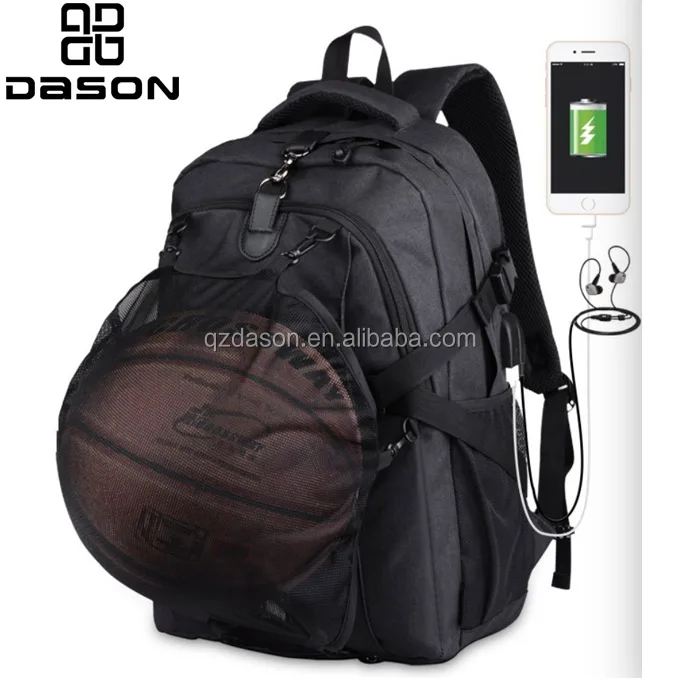 Custom Basketball Backpack with USB Charging Port Basketball Team Backpack