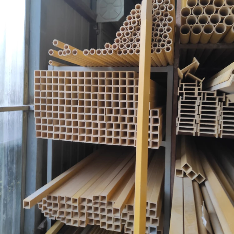 Anti-corrosion Reinforced fiberglass frp pultrusion square pipe