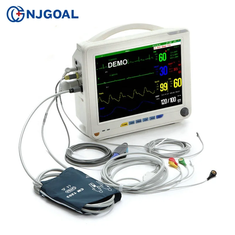 Портативный монитор пациента icu для больницы скорой помощи