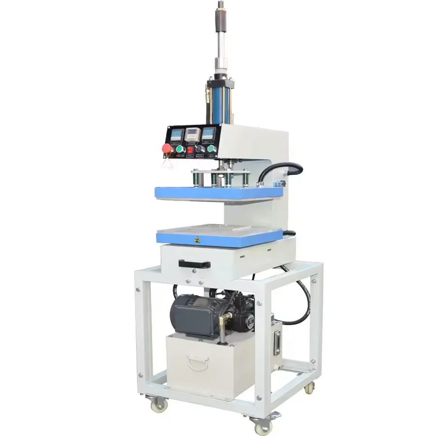 Embossing Press Machine T Shirts Logo Embossing Machine of 3d Fabric Embossing Printing Machine Steel Sheet Textile Leather