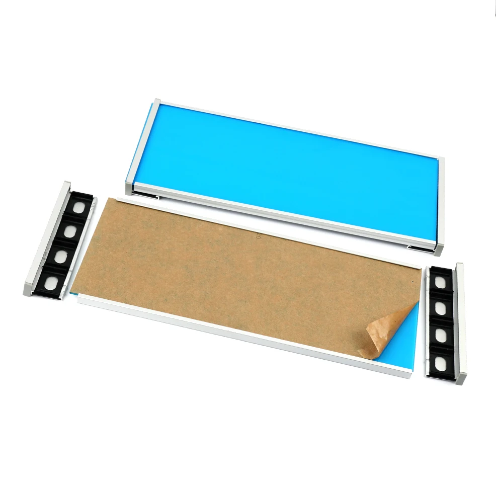 Customized Metal Door Plates Number Plate Sign Hotel Wall Mount Door Name Plate Holder Frame For Office
