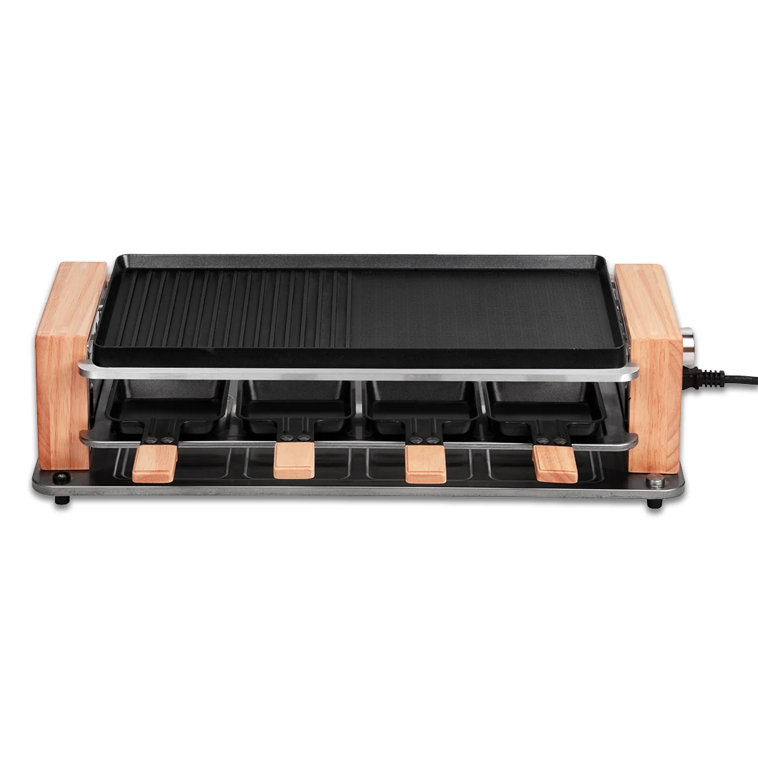 korean portable griddles  machine camping chicken  pan barbecue electric wood bbq grills