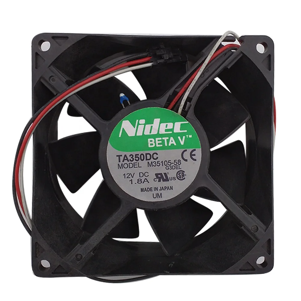 TA350DC M35105-58 Original Japan NIDEC 9238 12V 1.8A Inverter Fan