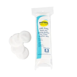 100Pcs  Cosmetic Facial Soft Custom Logo Cotton Pads Round Cotton Makeup Clean Pads