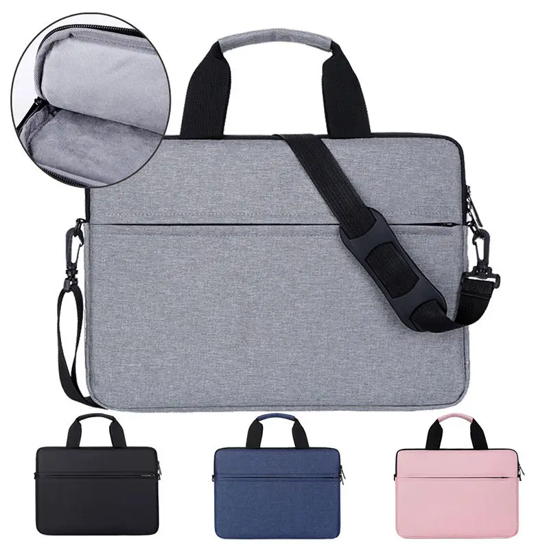 Custom Logo Laptop Shoulder Messenger Bag Notebook Pouch Business Briefcase Computer Handbag Laptop Bag for Macbook Pro Case