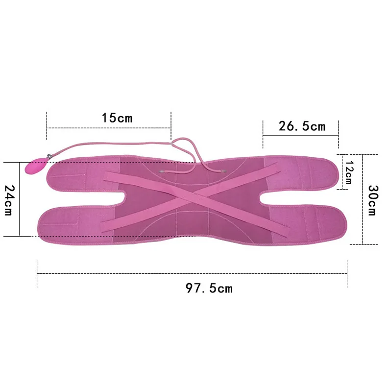 Inflatable Postpartum Pelvic Recovery Belt Women Slimming Compression Waist Abdomen Belly Belt with Airbags Pneumatic